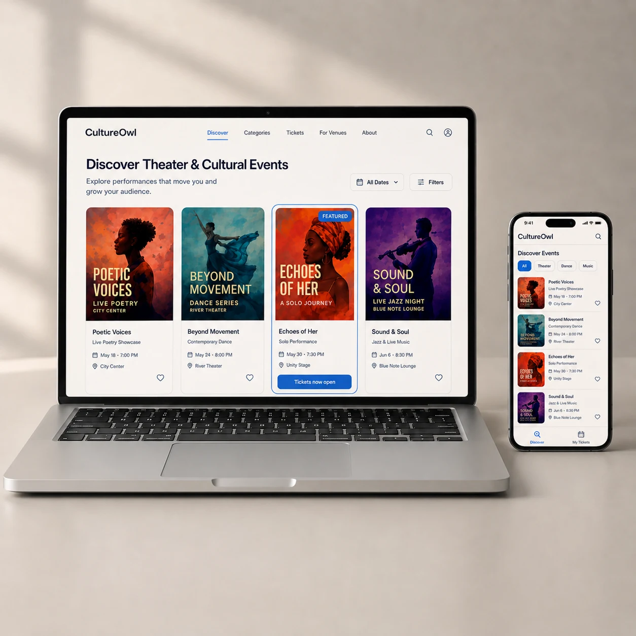 Discover cultural events with CultureOwl